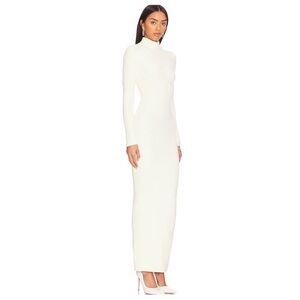 Ronny Kobo Collection White Long Sleeve Dress
